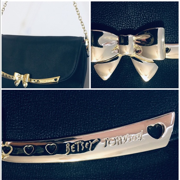 Betsy Johnson Shoulder Bag Handbag Satchel 💝 - Picture 6 of 8